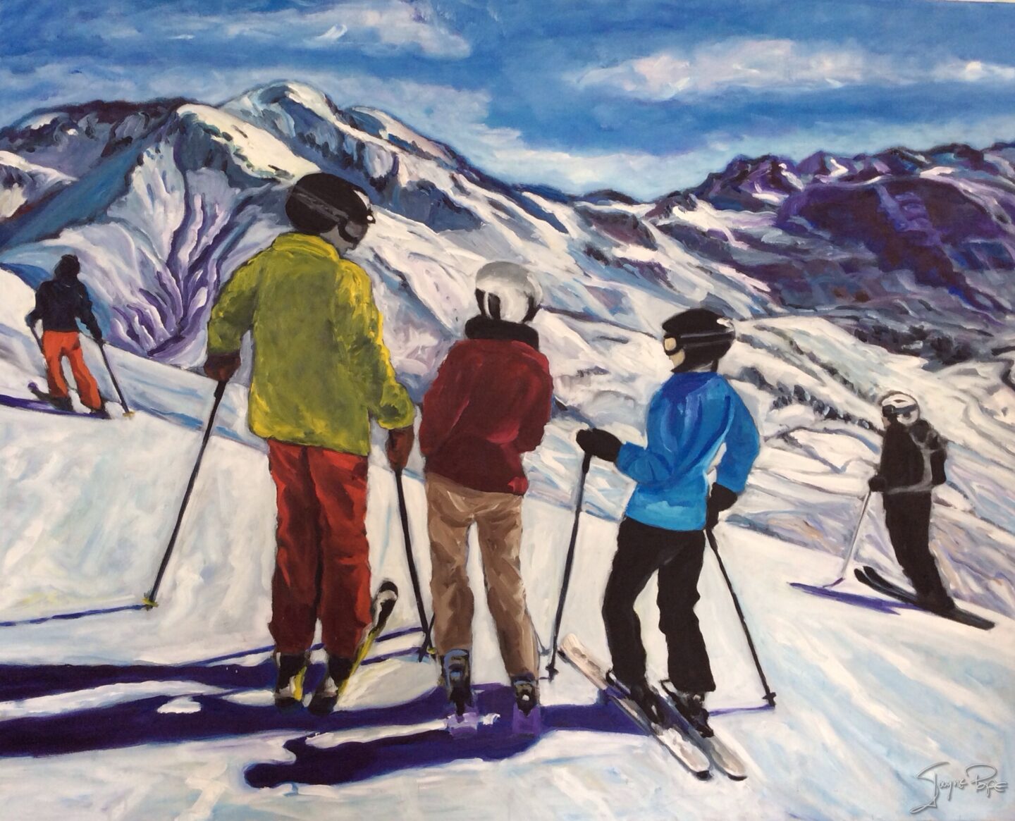 Wish you were here, by British contemporary artist Jayne Pope