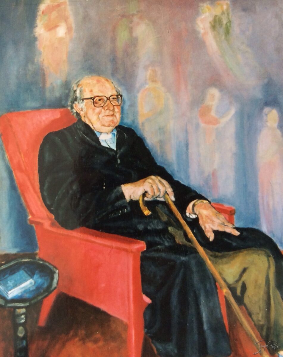 Patricks teacher by contemporary British artist Jayne pope