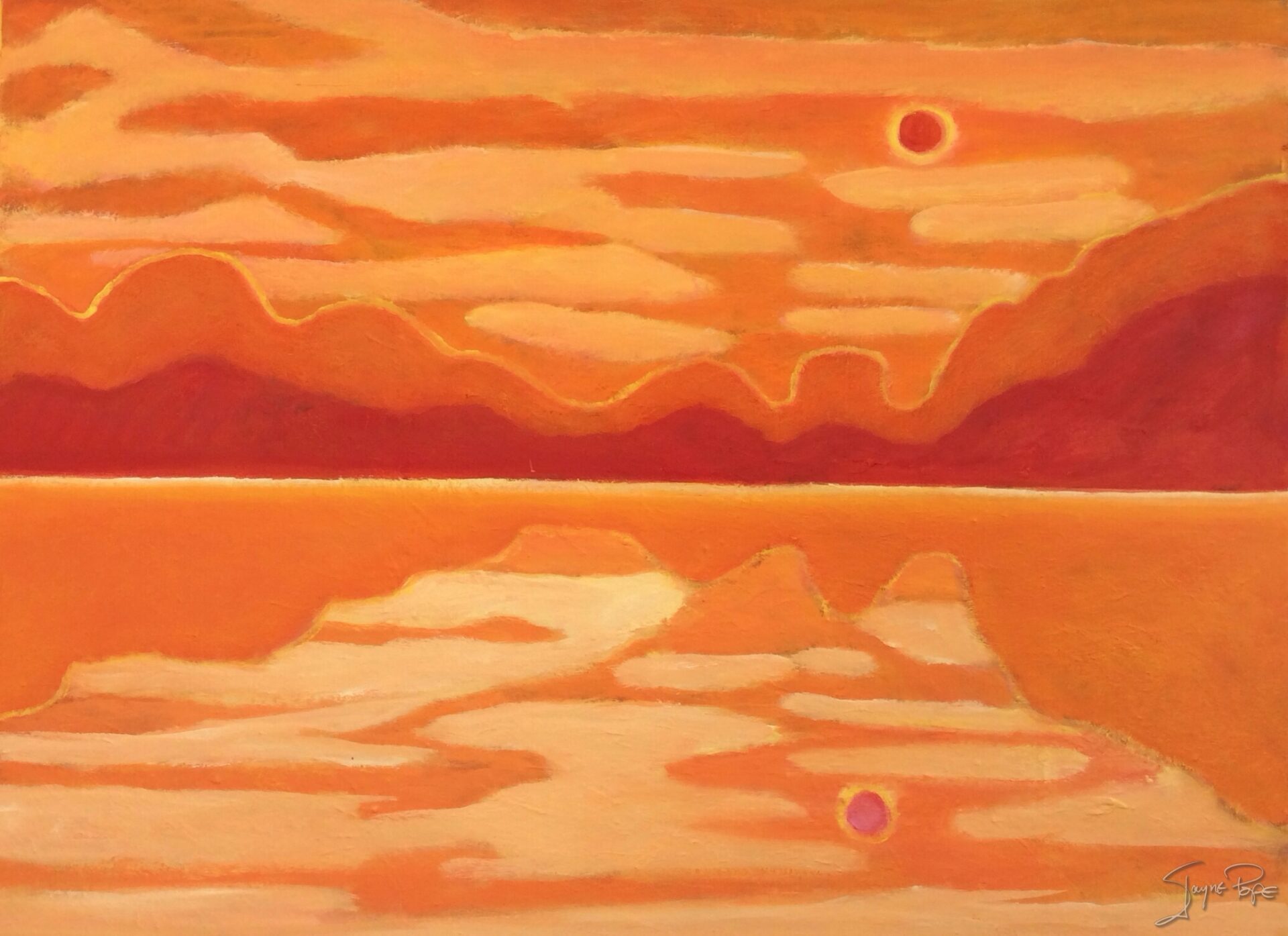 Abstract, orange