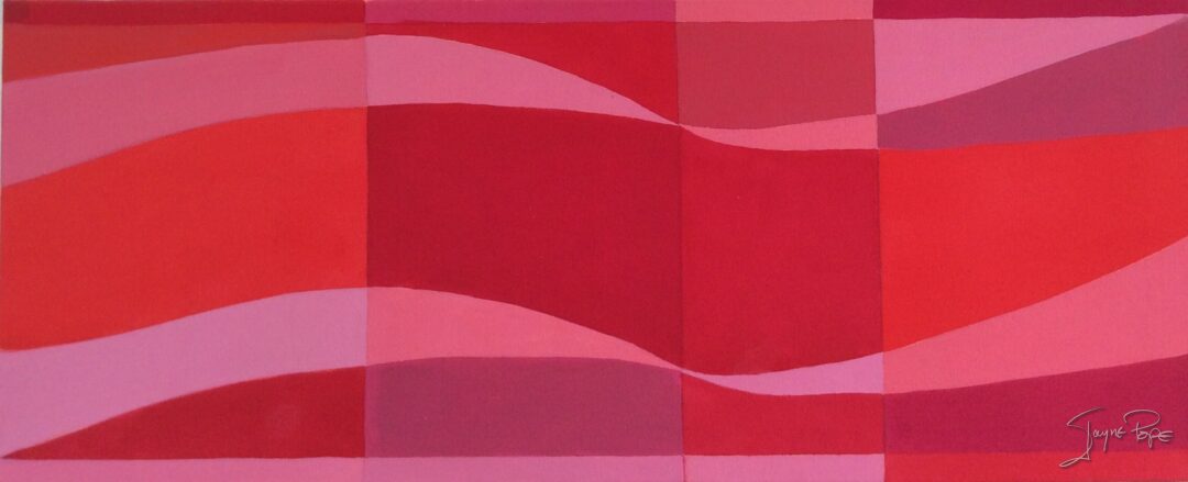 Converging red rivers